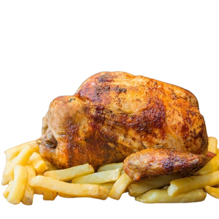 Pollo Entero Asado Con Patatas