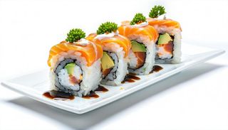 U21. Uramaki phila roll