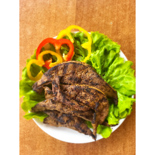 Свински дроб на скара с гарнитура (500г)