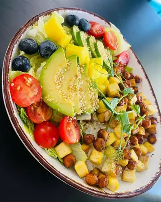 Bowl z tofu i cieciorki