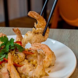 Langostinos Crujientes A La Pimienta