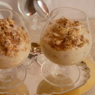 Ricotta, crumble di frolla 