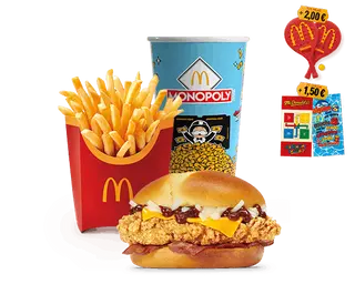 Menú McCrispy BBQ & Bacon