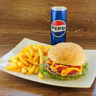 American Smash burger