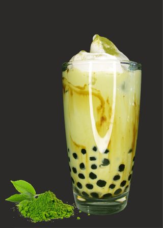 Matcha Milk tea (500мл), студено