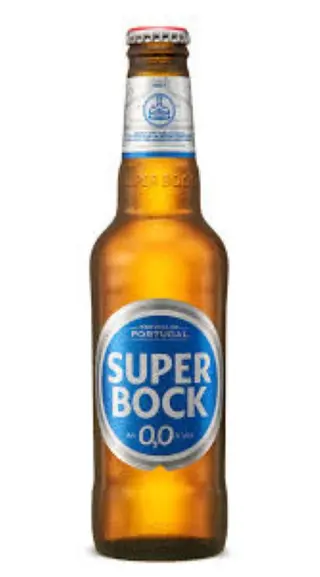 Cerveja Super Bock sem Álcool Branca Garrafa 330ML