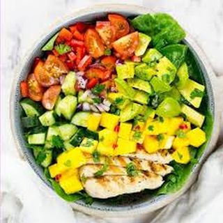 Chicken and mango salad
