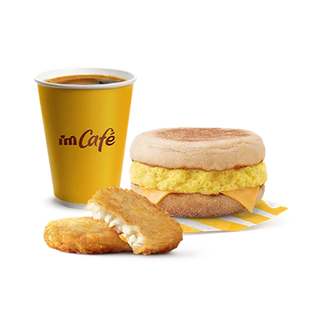 Combo Маффин с Омлетом и Сыром\ Хашбраун\ Напиток