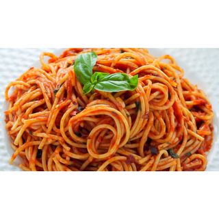 Jollof Spaghetti with 2beef