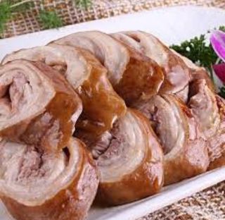 Intestino di maiale marinato