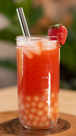 Fruit tea boba - Strawberry