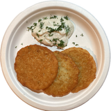 Українські драники з чесноковим соусом