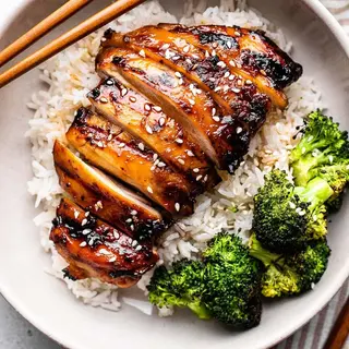 Grilled Teriyaki Chicken Bowls