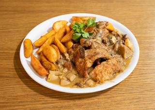 Свинско бонфиле с манатарки  (450г)