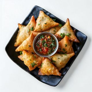Veg, Beef Or Chicken Samosas (3Pcs)