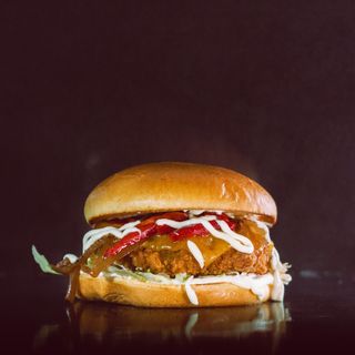 Hamburguesa La Novia Del Pollo