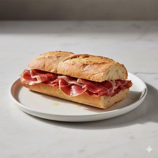 Bocadillo de jamón serrano
