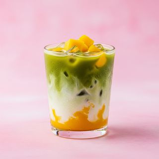 Ice mango matcha latte (330 ml.)
