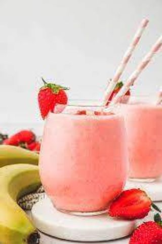 Cocktail Fraise Banane & Datte