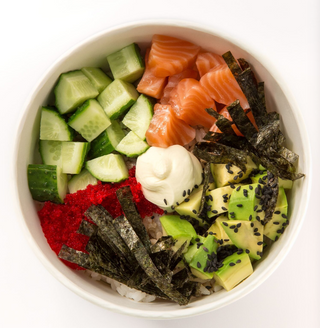 Bowl Philadelphia de salmon