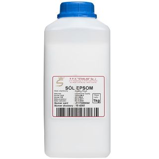 Siarczan Magnezu Siedmiowodny sól gorzka Epsom CZCH 1kg STANLAB