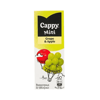 Нектар Cappy Mini виноград-яблуко 0,2л