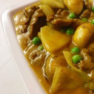 Ternera con salsa curry
