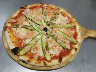 Gamberi e zucchine