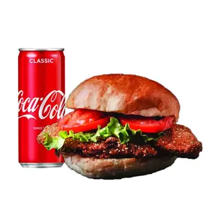 Pileći burger sa Coca-Colom