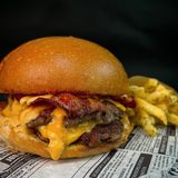 Smash bacon + patatas fritas