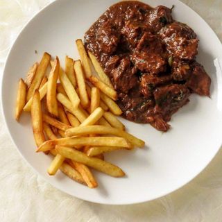 Chips & Fried Beef