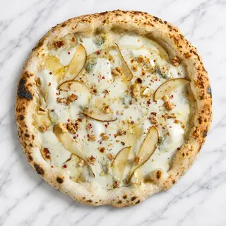 Pizza de Pera, Gorgonzola y Miel