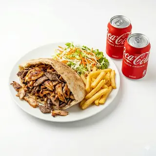 Menú Pita Solo Carne