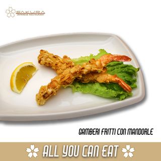 6. Gamberi fritti con mandorle - 2 pezzi
