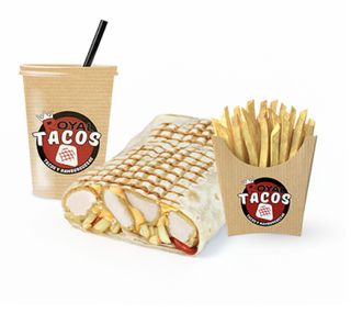 Menú Taco De Fingers De Pollo Halal