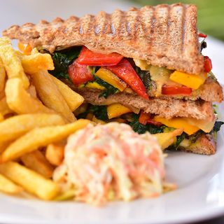 Loaded vegetables sandwich
