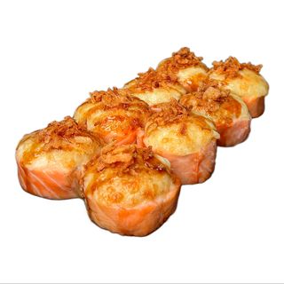 Pieczony roll Łosoś Deluxe
