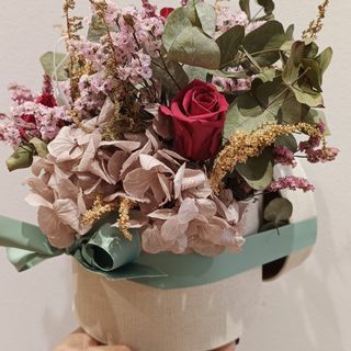 Caja floral "naranja"