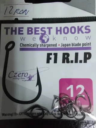 Czero cârlige F1 RIP Nr 12