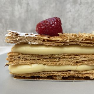 Milhojas crema diplomática