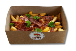 Cheese and bacon fries