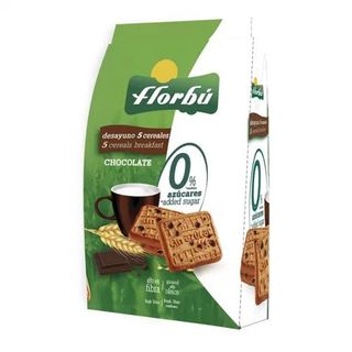 Galletas Desayuno Chocolate 5 Cereales 0%Azucar Florbu 370 Gr.