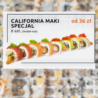 California z krewetką w tempurze