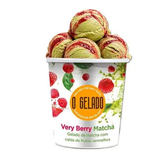 O Gelado Very Berry Matcha 330 gr