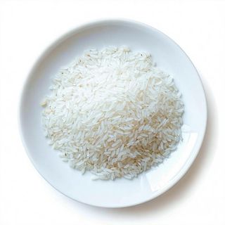 Plain white rice