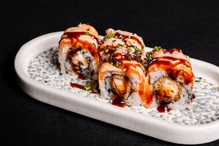 138. Uramaki gamberoni argentina roll