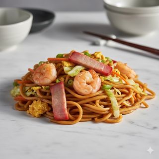 Tallarines Fritos Tres Delicias