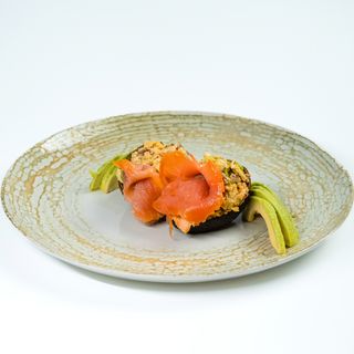 Scrambled Eggs in avocado