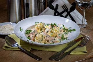 Tagliatelle cu somon