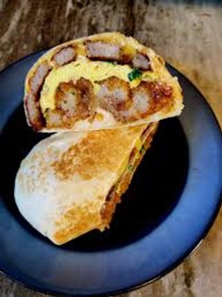 Sausage egg and cheese burrito 